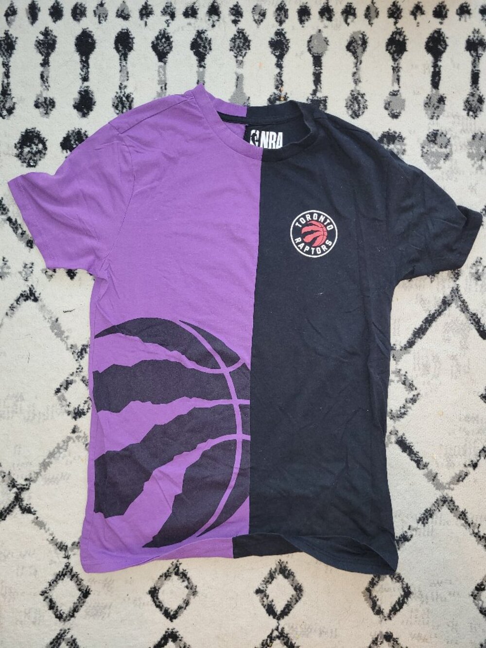 Toronto Raptors Split Purple Shirt